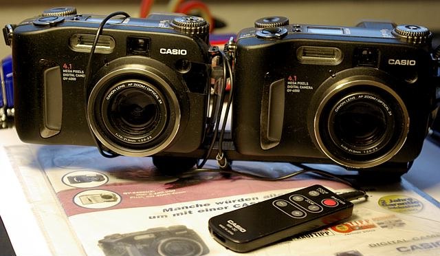 digital 3D Stereophoto combo Casio QV4000