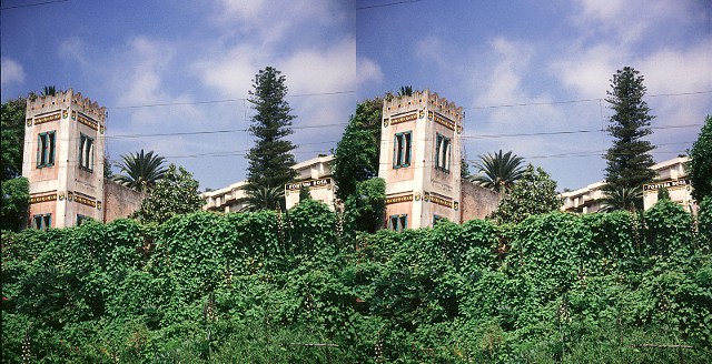 stereo realist Menton Villa Fontana Rosa