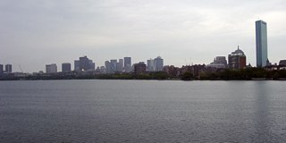 skyline on Charles River