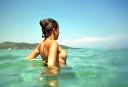tropical bathing paradise