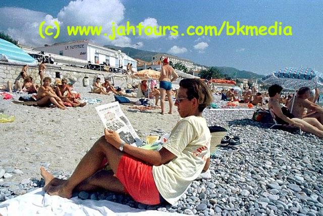 da konnte ich endlich lokale Zeitung lesen