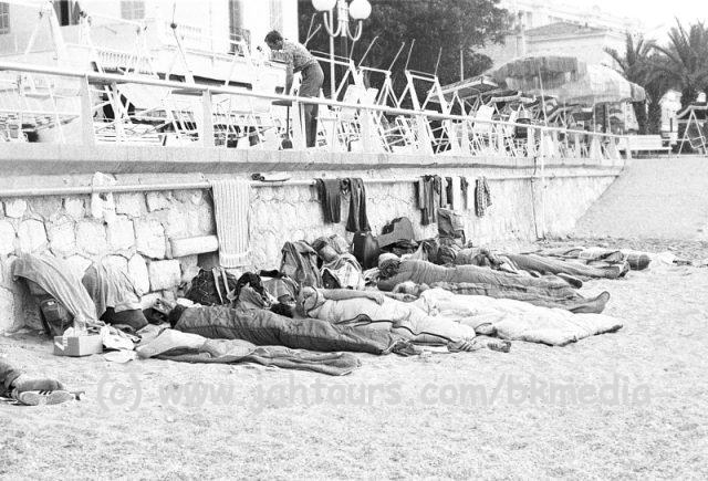 Jah Tours Strand, Menton 1980