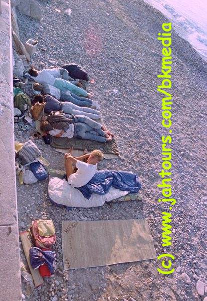 nach meiner letzten Nacht auf dem Strand