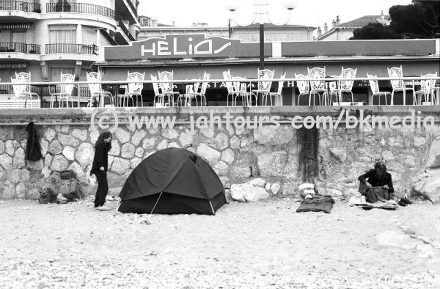 Zelt am Strand war ok