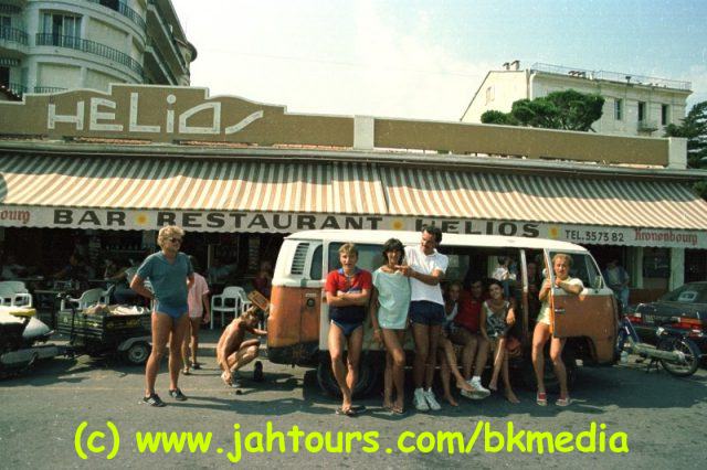 .. einige kamen mit dem Bus