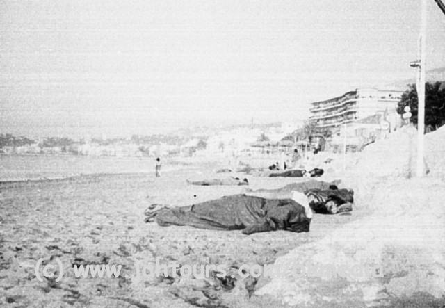 sanfter Schlaf im Sand