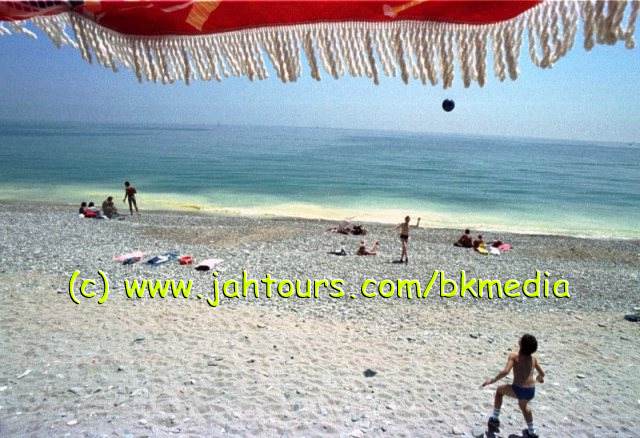 einen Tag wurde unser Meeresstrand ganz gelb