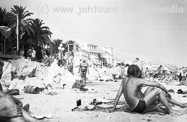 Zum ersten mal an der Riviera, Menton 1979