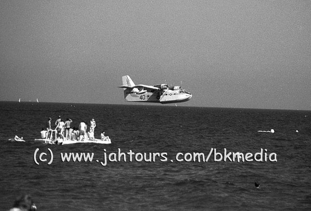 Einige flogen zum Strand!