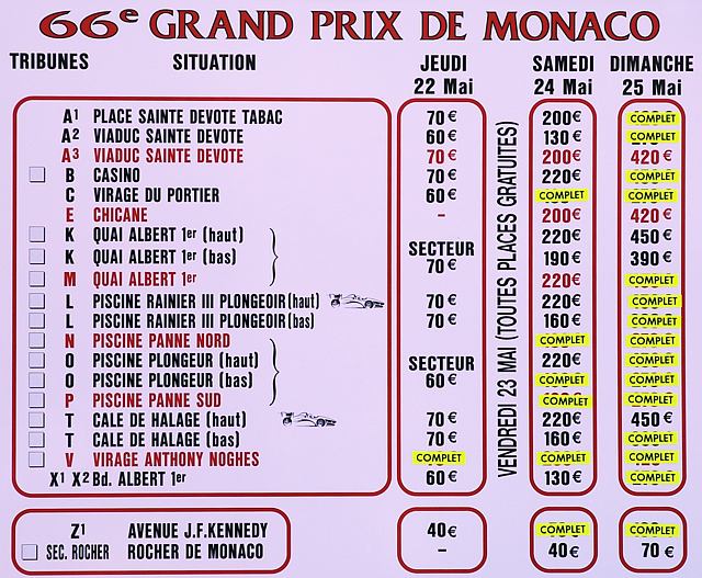 MC GP Tickets am Mittwoch