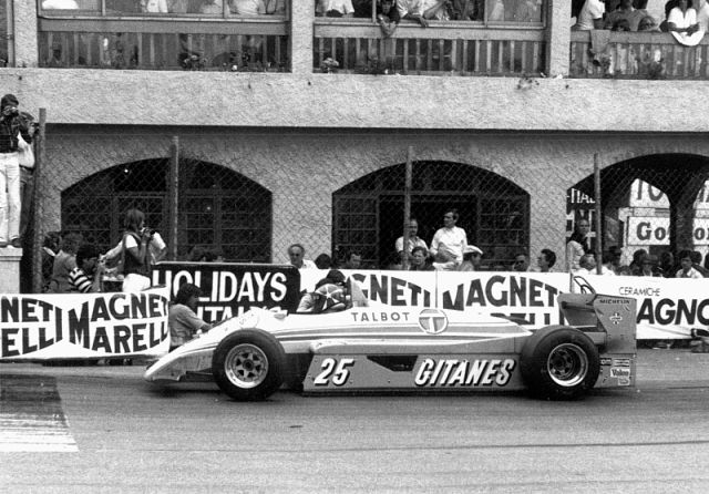 Jaques Laffite ohne Glück im Matra